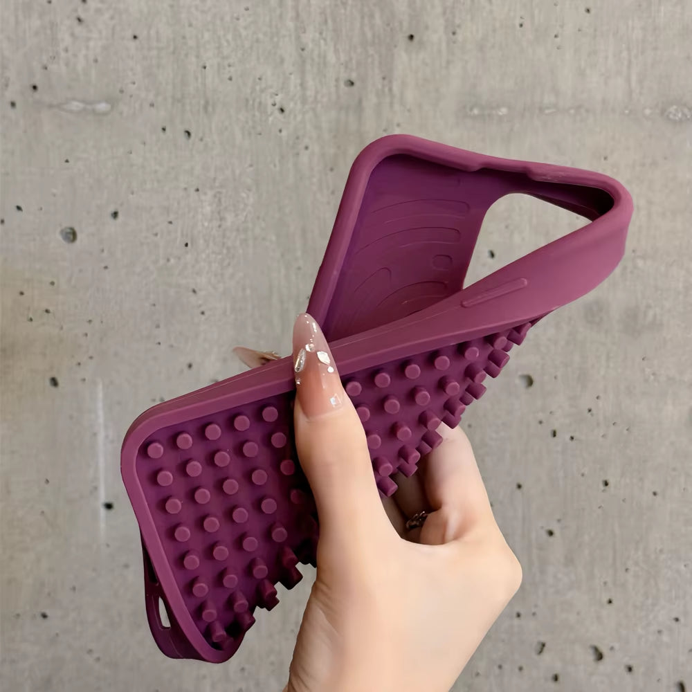 Funny Stuff DIY Brain-Training Toys Phone Case for Iphone 12 13 14 15 16 Pro Max Soft Silicone Reliver Stress Creative Cover